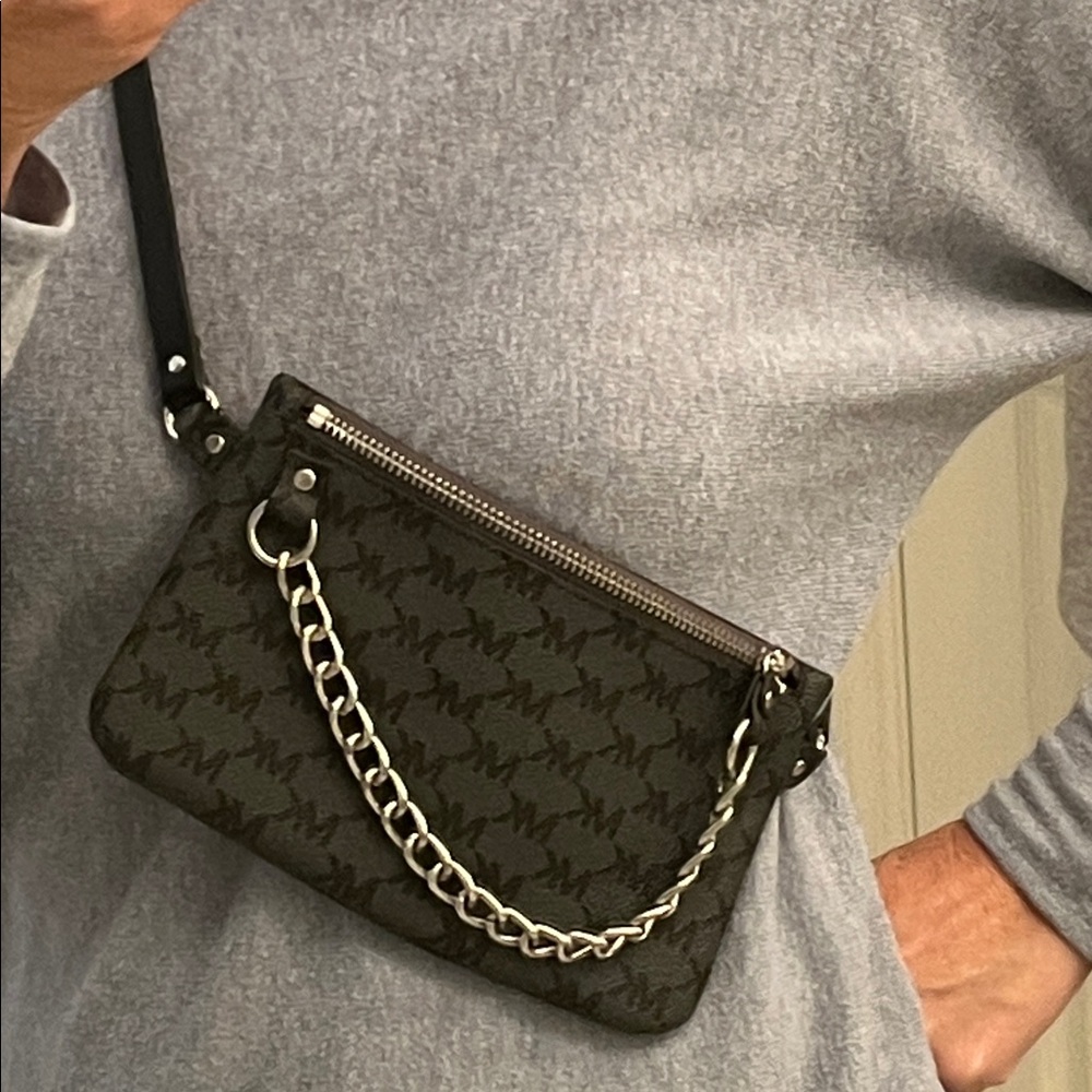 MICHAEL KORS Gray/Black waist bag or crossbody bag - Picture 10 of 12